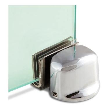 Imagem de 2X Batedor Batente Prendedor Magnético Porta Vidro Amortecim