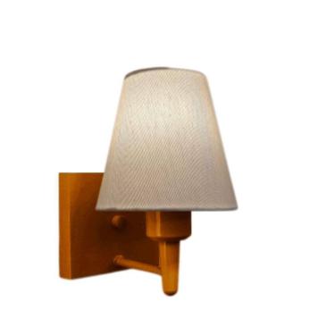 Imagem de Arandela Quadrada Md-2034 Cobre Cúpula Em Tecido Cone Branca - Bivolt