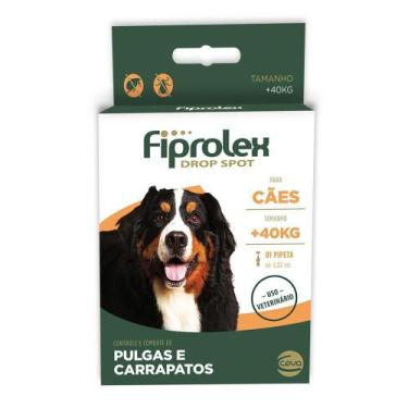 Imagem de Antipulgas Carrapatos Fiprolex Drop Spot Cães Acima De 40Kg - Ceva