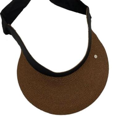 Imagem de Lindo Kit Viseira De Praia Diversas Cores + Canga Oncinha - Empório do