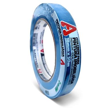 Imagem de Fita Crepe Azul 50m 18mm para Pintura Imobiliária - 00409106838 - ADERE