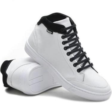 Imagem de Sapatênis Casual Forms Masculino Cano Alto - Branco - Form's, Branco, 