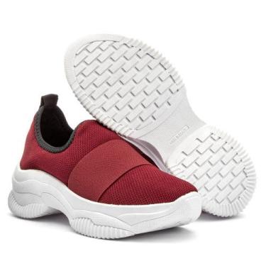 Imagem de Tênis Feminino de Tecido Super Confortável - Rosa Claro - Vítor Melo, 