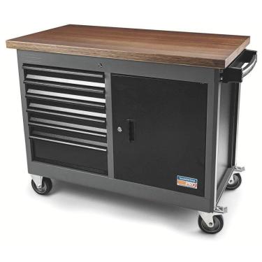 Imagem de Bancada Móvel 6 Gavetas E 1 Porta Tramontina Pro Cinza Tramontina