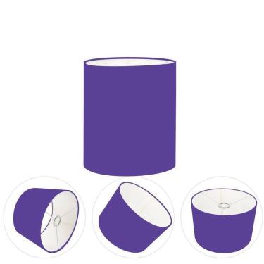 Imagem de Cúpula Abajur Cilíndrica Cp-7001 ø13x15cm - Roxo