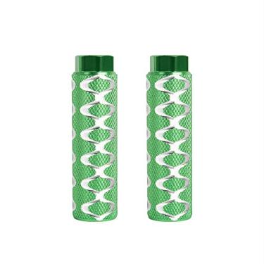 Imagem de KINSPORY Pegs de bicicleta, pacote com 2 eixos de 3/20.3 cm de liga de alumínio antiderrapante BMX pinos de bicicleta para bancos traseiros de mountain bike Pegs de acrobacias traseiras de ciclismo