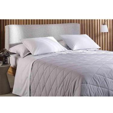 Imagem de Jogo Cama Queen 180 Fios Basic Percalle Cinza Buddemeyer