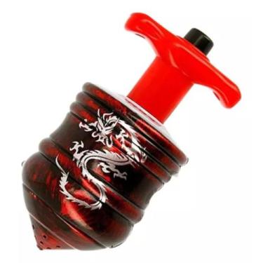 Imagem de Pião Sonoro Luz Led Brinquedo Lançador Automático Infantil - DropJT