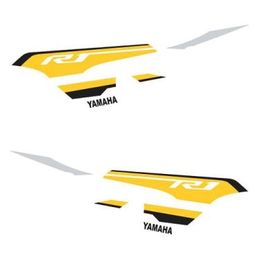 Imagem de Adesivo Protetor Tank Pad Yamaha YZF R1 2015 Lateral - Alta Resistênci