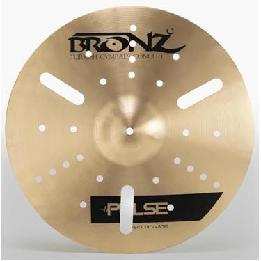 Imagem de Crash Bronz Cymbals Pulse Traditional Effect 18¨ Furado em Bronze B20 by Odery BRZ-PUL-EF18