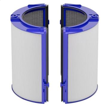 Imagem de Filtros de carbono HEPA verdadeiros 2 em 1 de substituição para Dyson PH01 PH02 PH03 HP06 TP04 TP06 TP07 TP09 TP10 TP4A HP04 DP04 HP06 HP07 HP09 Combo Filtro de Ventiladores Purificadores de Vidro