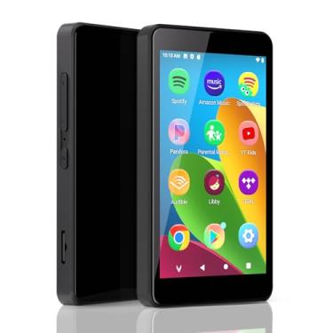 Imagem de Leitor de MP3 para crianças com Spotify, App Store, controles parentais, Spotify Kids, YouTube, Amazon Music, Libby, leitor de música IPS MP4 de 4 polegadas de até 1 TB (preto)