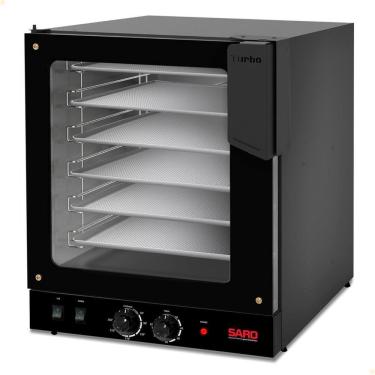 Imagem de Forno Assador Industrial Turbo Elétrico Saro Com 6 Esteiras 127V Com Timer FT611