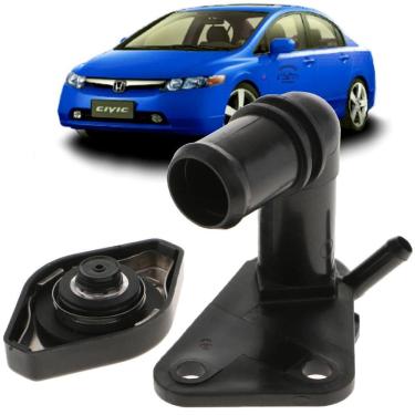 Imagem de Bocal Conexão Flange Radiador New Civic