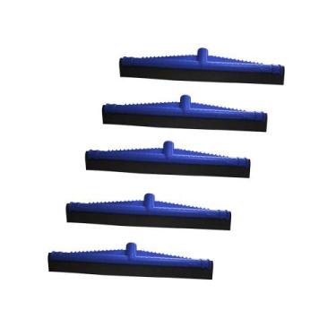 Imagem de Rodo Duplo de Plástico Para Piso De 40Cm Sem Cabo Kit 5 - Todas, Rodo 