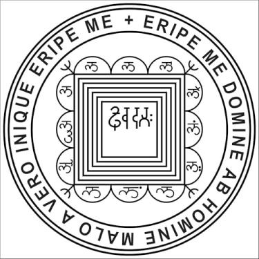 Imagem de Placa Radiestesia Radiônica 17x17 Cm - CHOQUE DE RETORNO