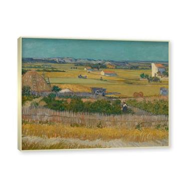 Imagem de NHLDZYH Moldura champanhe. Folhas impressionistas, (colheita) de Raoul Dufy, reprodução de quadros, quadros de pinturas famosas, imagem murais quartos. 60x80cm