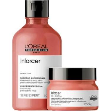 Imagem de Loreal Inforcer Kit - Shampoo 300Ml + Máscara 250G - Loreal Profession