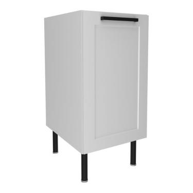 Imagem de Balcão De Cozinha Em Mdf Com 1 Porta 40cm Multimóveis Cr20429 Branco