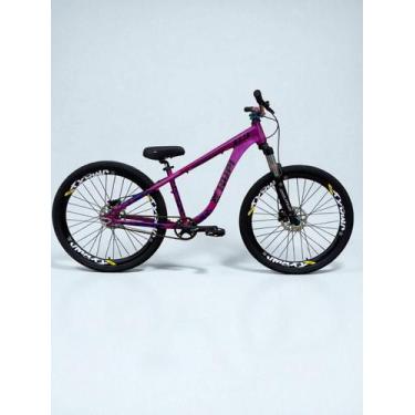 Imagem de Bicicleta Hupi Naja Cubo Barulhento Camaleão grau Single, Roxo