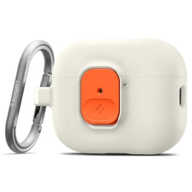 Imagem de Spigen Capa para AirPods Pro 3, Nano Pop compatível com AirPods Pro 3ª geração (2025), clipe de bloqueio seguro embutido - laranja bege
