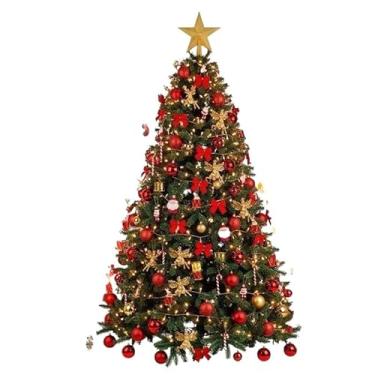 Imagem de Árvore De Natal Pinheiro 1,80cm 156 Enfeites + Pisca Pisca Premium Pinheiro 150cm 120cm (120cm 43 enfeites 110v)