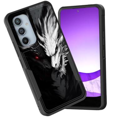 Imagem de CICPLKSE Capa para Galaxy S25 FE, camada dupla, híbrida, à prova de choque, rígida, policarbonato, silicone macio, TPU (poliuretano termoplástico), capa protetora para Samsung Galaxy S25 FE de 6,7