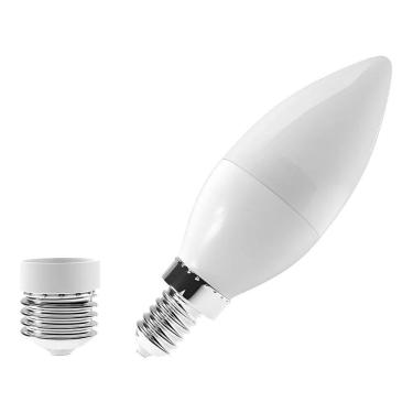 Imagem de Lâmpada Vela Led E14+E27 6W Luminatti Cor Da Luz 4000K Leito