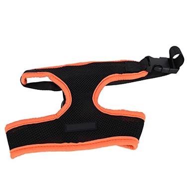 Imagem de Akozon Colete Ajustável Anti-perda para Cães, de Coleira Sem Tração para Animais de Estimação - Laranja Respirável L para Fácil Caminhada, Treinamento e Caminhada