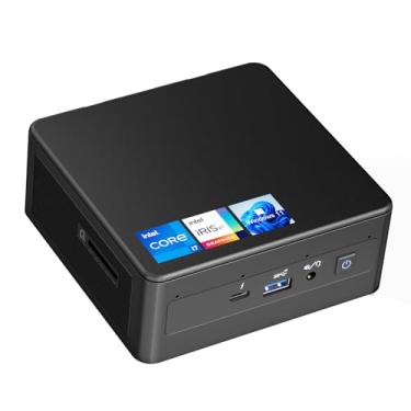 Imagem de Intel NUC 11 Panther Canyon Mini PC, processador Intel Core i7-1165G7, 16 GB RAM, 512 GB SSD, Win 11 Pro, LAN 1000 M/WiFi 6/BT5.2, computador empresarial para escritório/escola / casa (NUC11111111 1