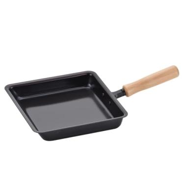 Imagem de IPPINKA Frigideira japonesa de ferro Tamagoyaki - Frigideira para omelete de ovo - 18 x 18 cm