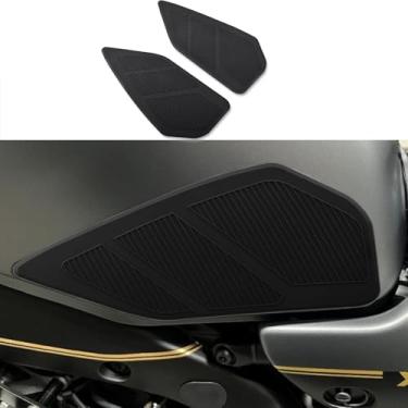Imagem de Kit de almofada de tanque de acessórios de motocicleta adesivo protetor de tanque de combustível protetor de tanque de combustível compatível com Suzuki XSR900 (2025+) XSR900GP (8BL-RN96J)(2024+)