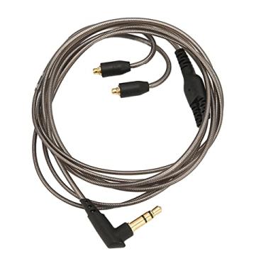 Imagem de MMCX a 3,5 Mm Cabo de Cotovelo de Fone de Ouvido de Reposição, Plugue Banhado a Ouro, Som de Alta Resolução, Cabo de Trança Elegante para SE215 SE535 Com UE900, WRIENT SERIES E
