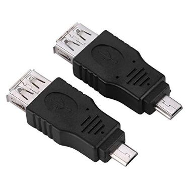 Imagem de Adaptadores USB 2.0 Micro Mini Conectores Masculino Feminino 10 Pacote