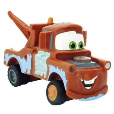 Imagem de Bonecos Carros Mcqueen e Tow Mater em Vinil Disney Pixar Líder Brinque