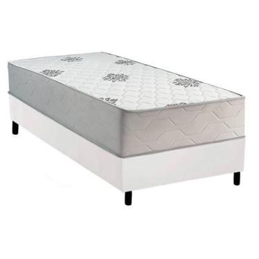 Imagem de Cama Box Solteiro: Colchão Ortopédico Inovaflex Comfort Premium+Base C