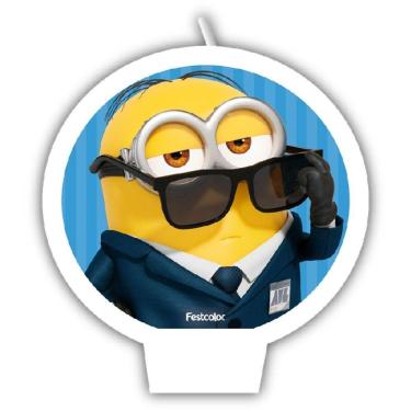 Imagem de Vela De Aniversário Meu Malvado Favorito 4 Plana