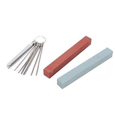Imagem de SPYMINNPOO Kit de Cuidados de Guitarra para Polimento e Reparo de Trastes Com Lima de Porca de Sela de Ponte e Pedras de Amolar (M02802)
