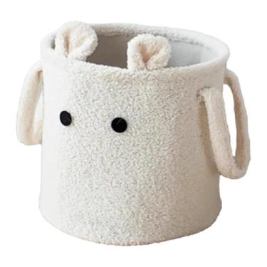 Imagem de Baoblaze Cesto Organizador para Brinquedos de Cachorro, Acessórios para Quarto Infantil, Cesto para Roupas, Casacos e Cobertores de Animais de Estimação, White M