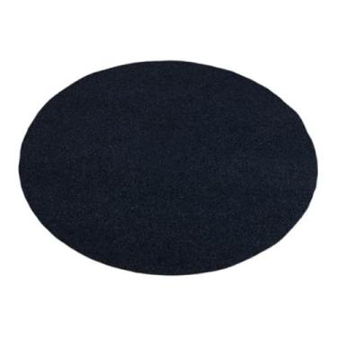 Imagem de Yunhgft Tapete de Bateria Antiderrapante E Multifuncional para Prática Musical: Estável, à Prova de Som, Ideal para Casa, Palco E Bateristas, Redondo Azul Escuro