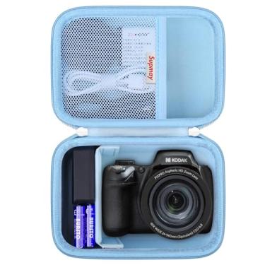 Imagem de Supmay Capa rígida para impressora de adesivos ORGSTA S002, mini impressora térmica portátil, estojo de armazenamento de adesivos com bolso de malha para impressora de papel térmico, papel adesivo,