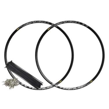 Imagem de Roda 29 vzan extreme 36f preto com cubos k7 shimano e freio