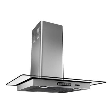 Imagem de Coifa Vidro Reto Parede Inox 70cm-5 Bocas Terim 110V