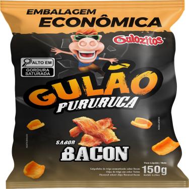 Imagem de Salgadinho de Milho Bacon Gulão Pururuca Gulozitos 150g Crocante