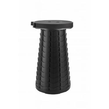 Imagem de Banqueta Dobrável Telescópica Portátil | Compacta, Altura Ajustável, Suporta Até 100 kg – Ideal para Camping, Pesca e Viagens • Storeasy