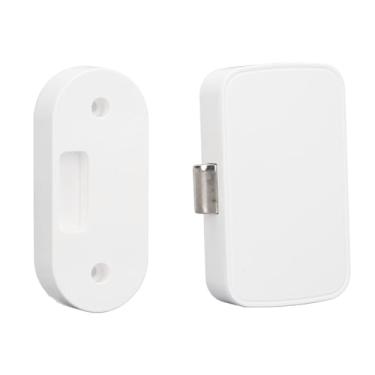 Imagem de Ymiko Fechadura de Gaveta Com Impressão Digital para Armários | Fechadura Inteligente Elétrica Sem Broca para Armazenamento de Guarda-roupa de Escritório | Bloqueio de Segurança Oculto Seguro para