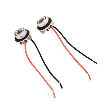 Imagem de Generic Adaptador de Conector de Suporte de Lâmpadas de Freio de Sinal de Giro LED para Chicote de Fiação de Soquete 1157, Material Plástico Superior, Adequado para Kit de Conversão de LED de