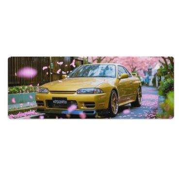 Imagem de HouLaiZhe JDM Tapetes de mesa de carro ー R32 JDM (feature_two_browse-bin) ー mousepads para jogos tapetes de mesa grandes para teclado de mesa de computador Mat30 x 80 cm