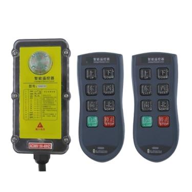 Imagem de S25HH0 A6S 6 botões rádio industrial sem fio guindaste controle remoto guindaste ponte aérea controle de elevação (2T1R, ACDC12-72V)
