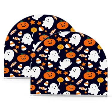 Imagem de Wassud Boo-boos com porta-guardanapos de acrílico, dispensador de guardanapos de papel moderno em forma de U para mesa, cozinha, sala de jantar, bancada 2 peças (comporta 50-60 guardanapos)